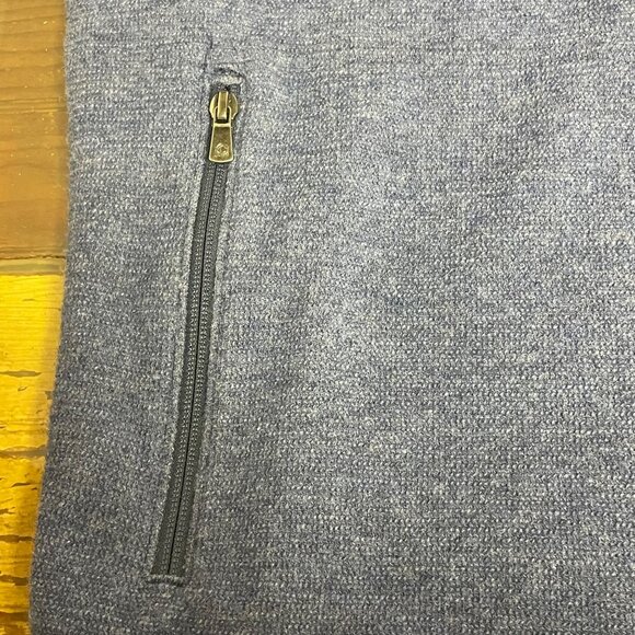 Overland Women's Wool Blend Full Zip Vest Blue Sz XXL Pockets Minimalist - Picture 5 of 8